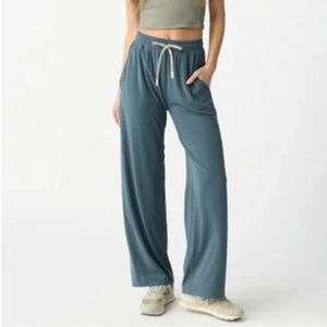 Cozy Earth Studio Wide Leg Pant Size XS New Blue Dawn Modal Spandex Soft Womens